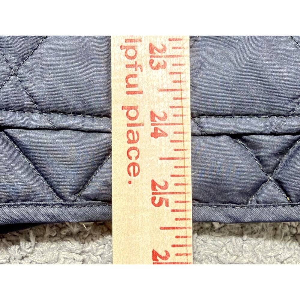 Eddie Bauer Navy Blue EB550 Goose Down Quilted Jacket Women’s XL - Picture 6 of 9